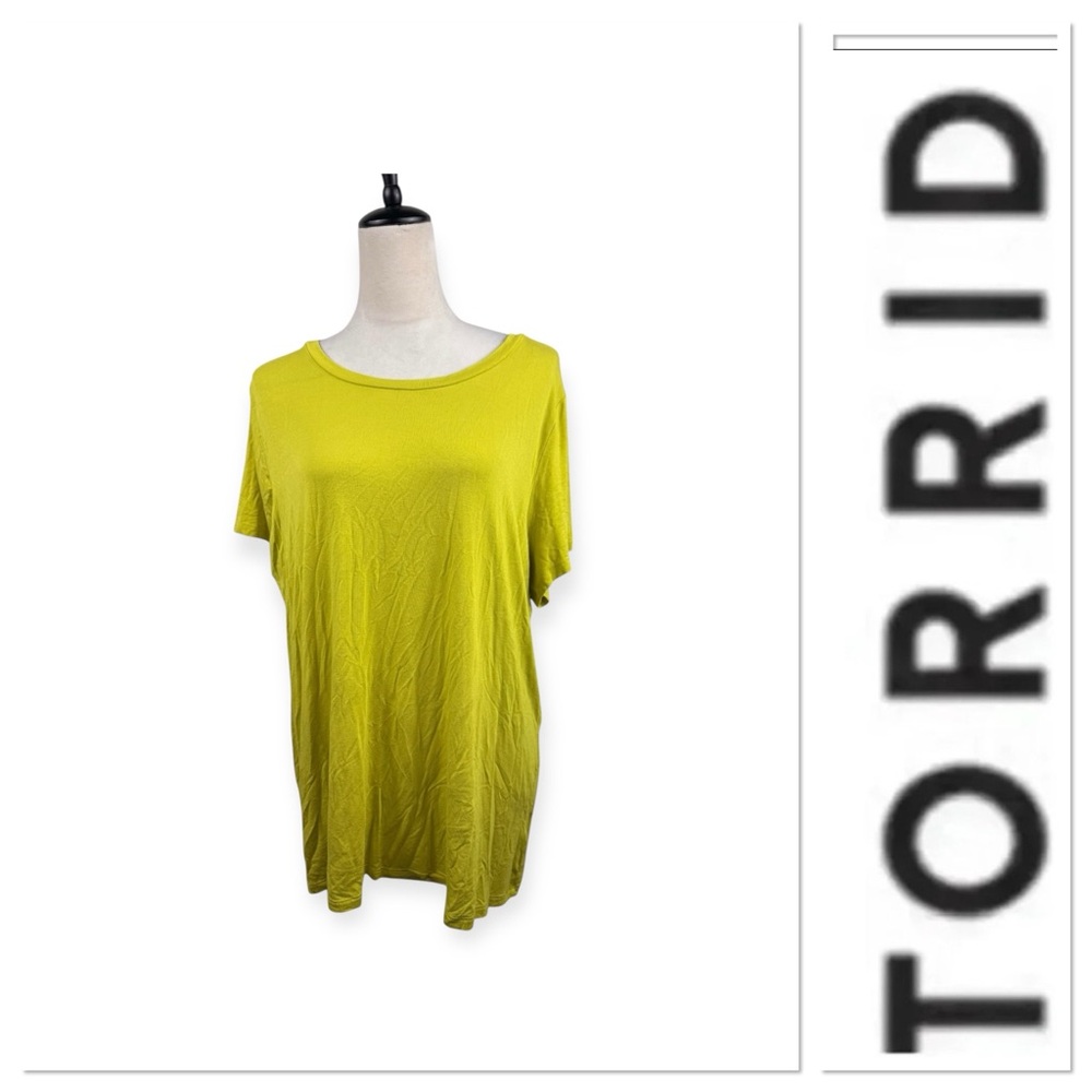 Torrid neon yellow/green top size 1-1X/14-16